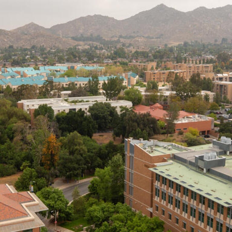 UCR campus aerial view