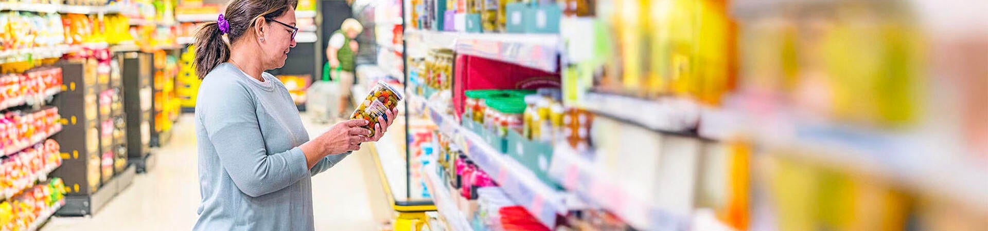 Woman in Grocery Store