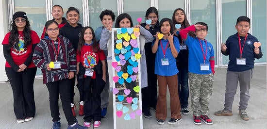 Love 4 Life student ambassadors at Innovative Horizons Charter School in Perris host a campaign encouraging their peers to say kind things to themselves.