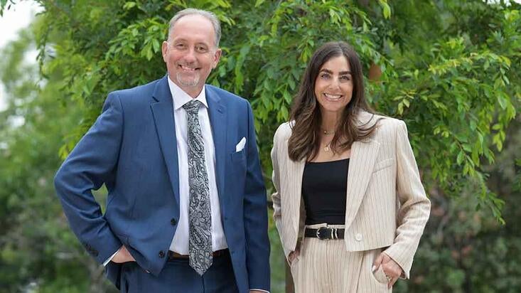 2025/2026 Executive Fellows Jordana Katcher and Mickey McGuire