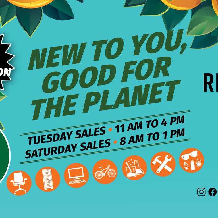 Tuesday sales 11 am to 4 pm, Saturday sales 8 am to 1 pm