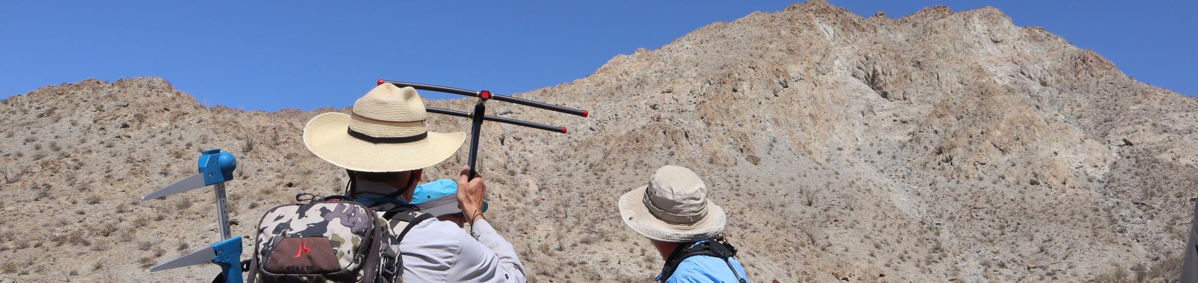 Researchers in the field