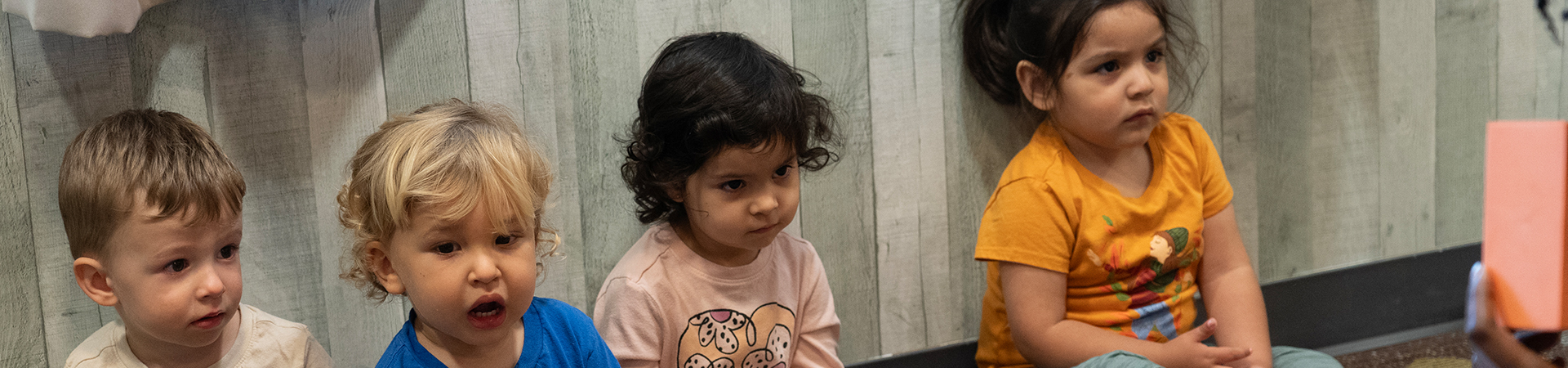 toddlers listening to story