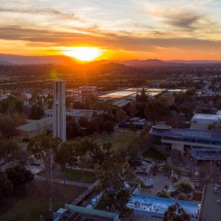 UCR Campus Sunset