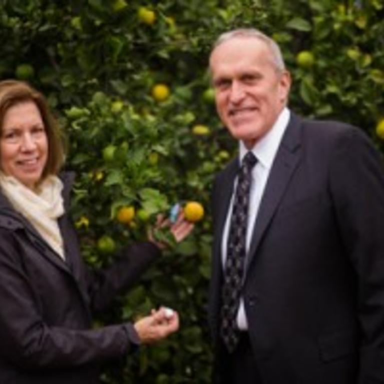 Chancellor Kim Wilcox and Jodie Holt