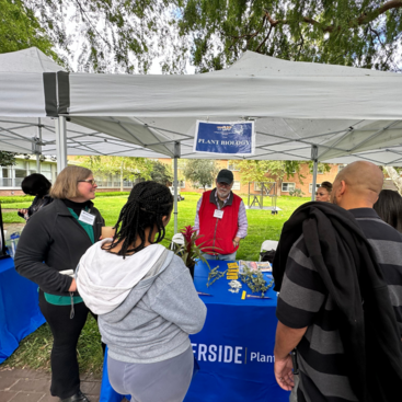 Highlander Day CNAS college fair booth
