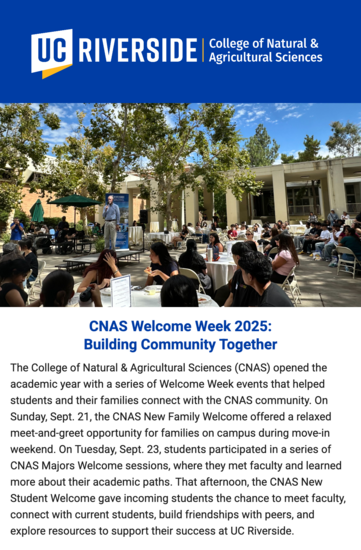 CNAS Newsletter September 25, 2025