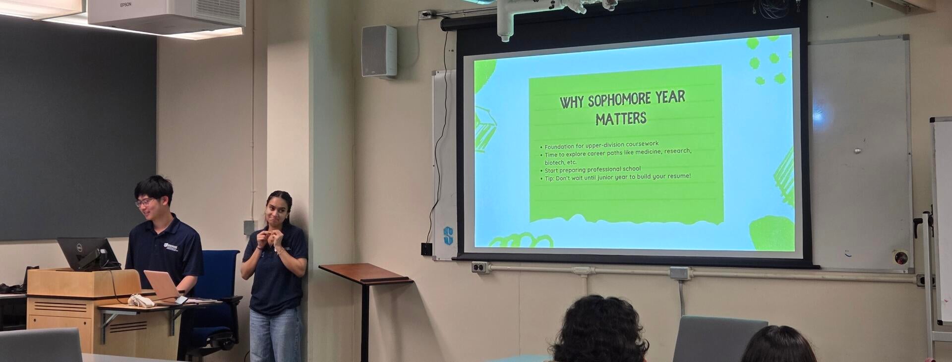 Sophomore Success Workshop