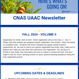 CNAS Newsletter Image F24Vol2