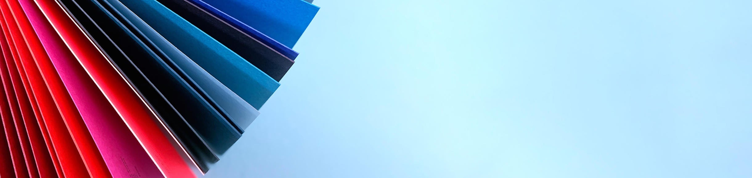 folders in a rainbow of colors (c) unsplash