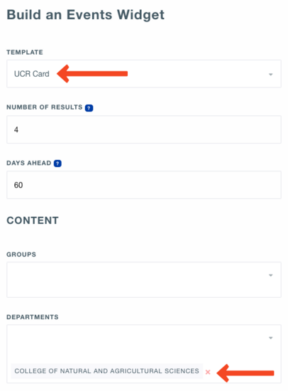 Localist Event Widget Screenshot 1