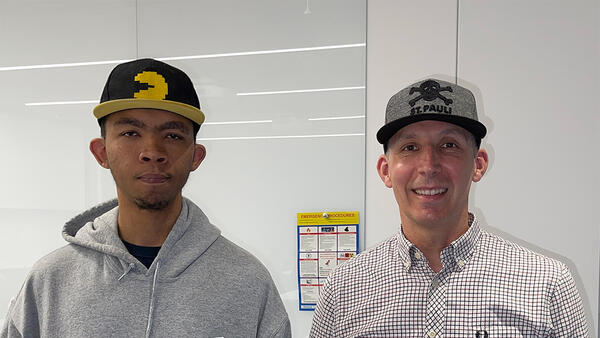 Isaac and Dr. Calanchini