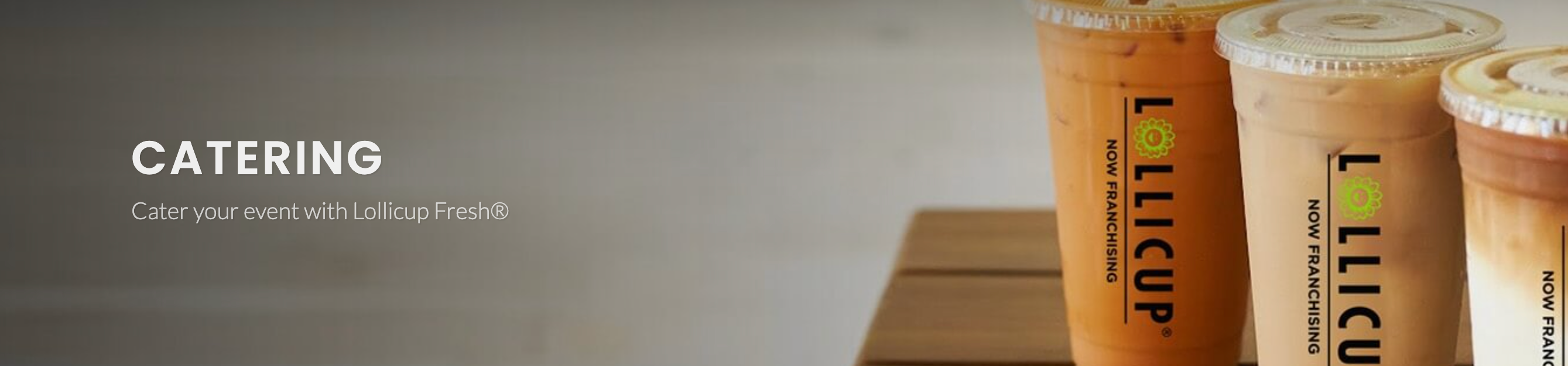 Boba Catering Banner