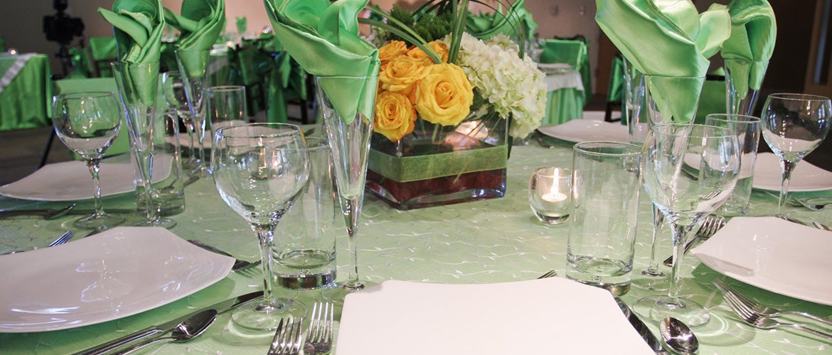 Catering decorative table display