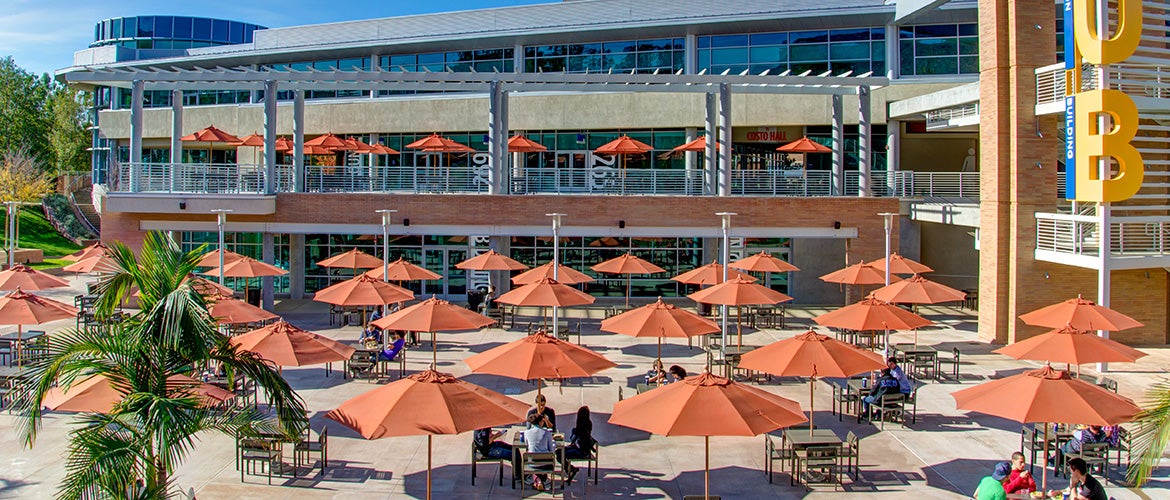 HUB Food Court Header exterior patio