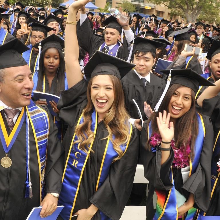 UCR Students at Graduation