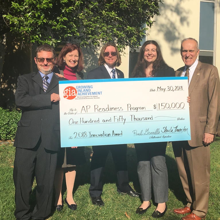 Donors, Chancellor, Dean and AP Readiness Director