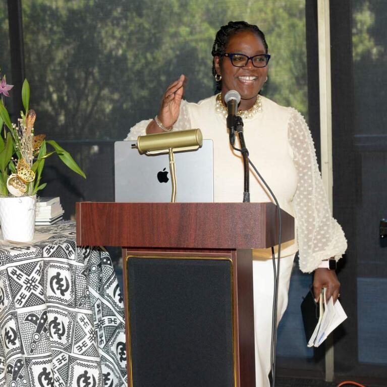 Dean Spencer speaks at ABEN conference