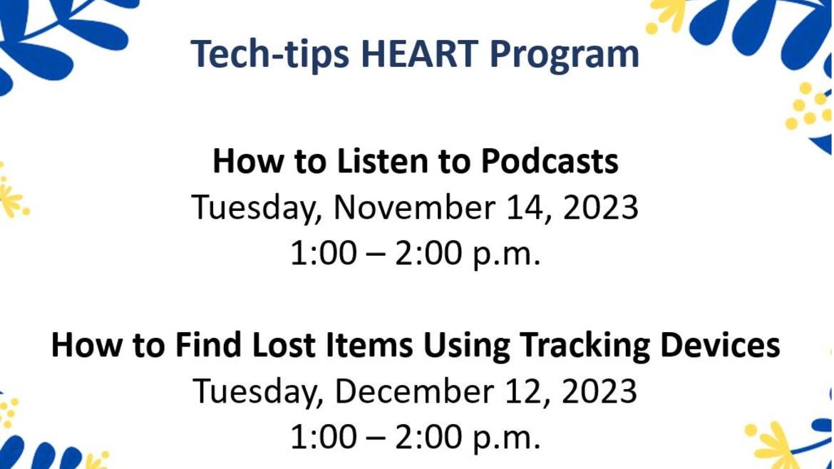 Tech-tips HEART Program