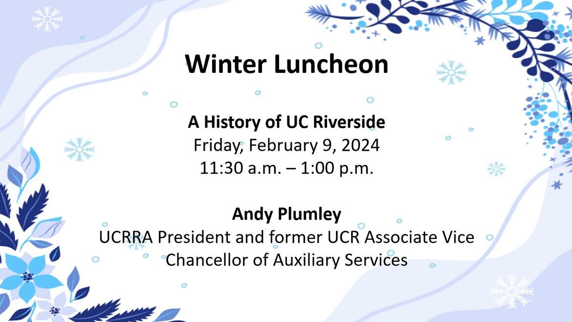 Winter 2024 Luncheon