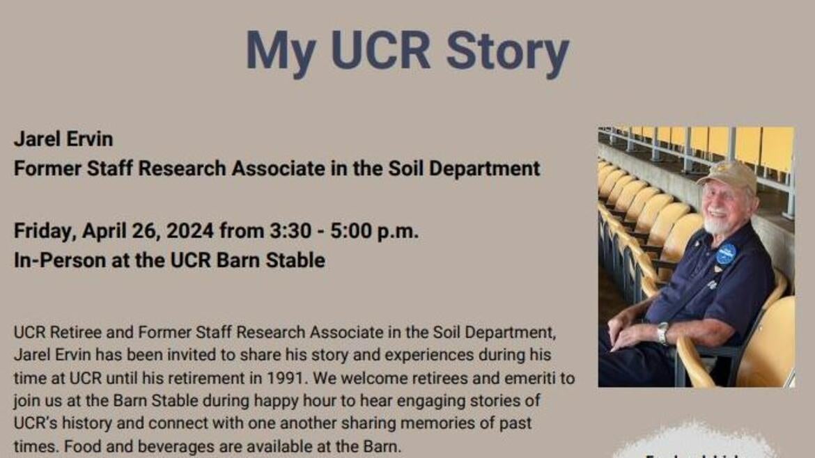 S24 My UCR Story: Jarel Ervin