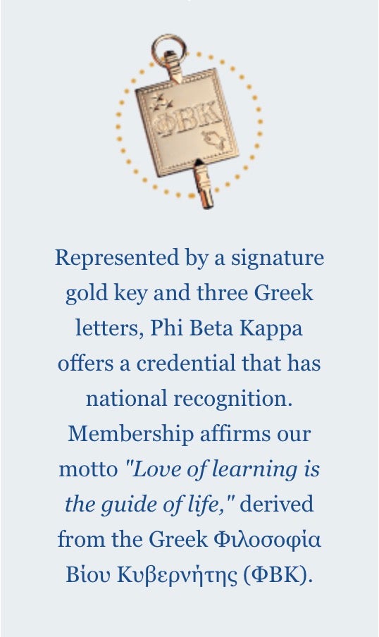 Phi Beta Kappa Logo