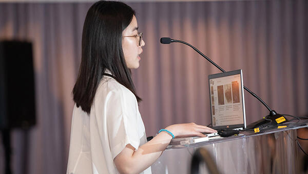 CIRM stem cell conference participant and student researcher.