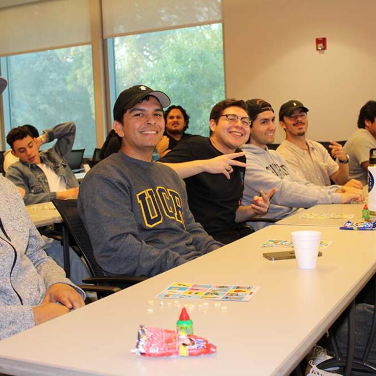 Members of SHPE playing Loteria
