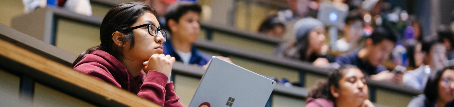 UCR students in lecture hall