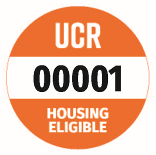 UCR Housing Eligible registration tag