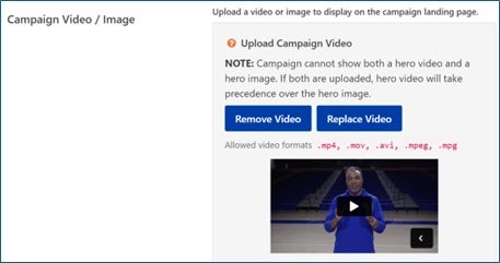 Campaign video image