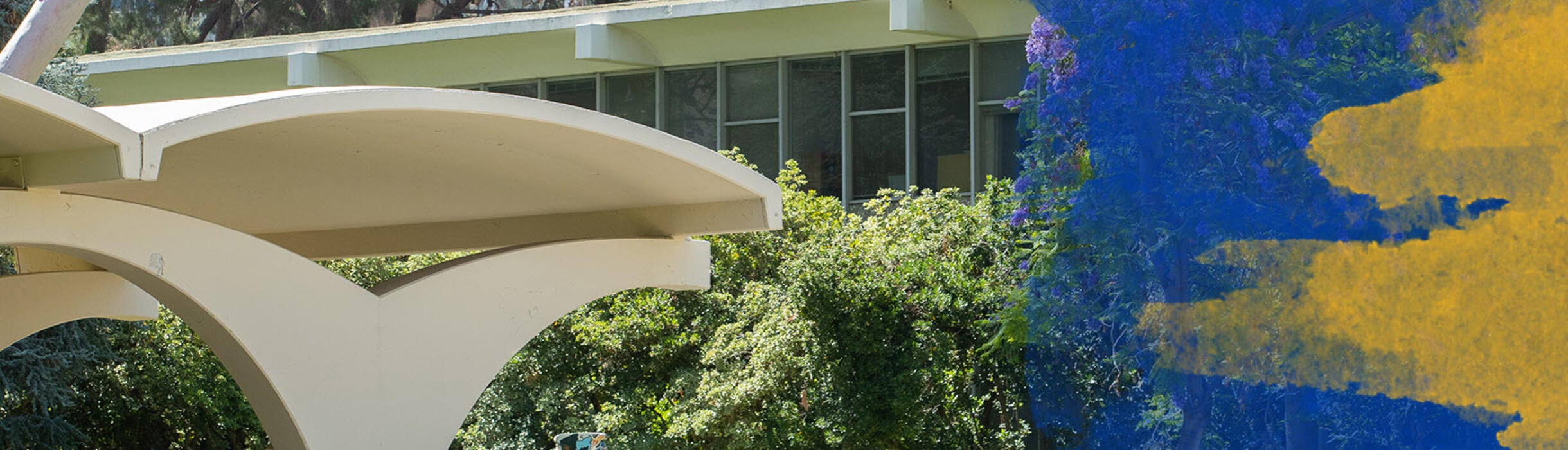Image showing the architectural arches on UCR campus