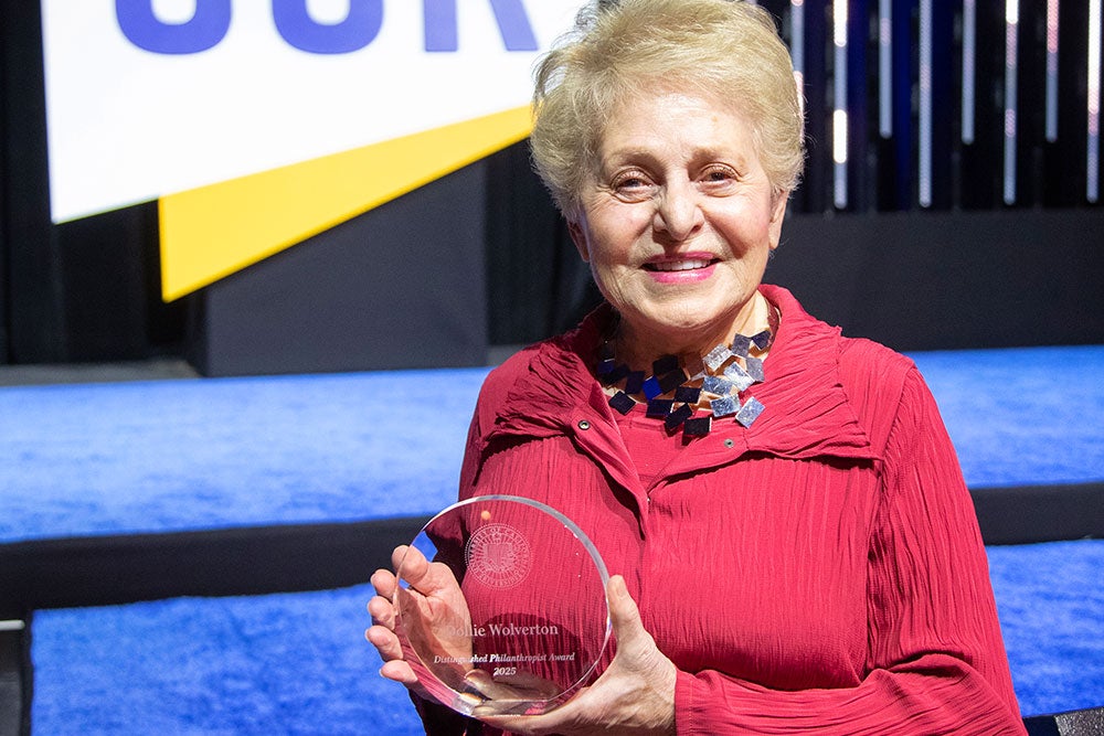 Distinguished Philanthropist recipient Dollie Wolverton.