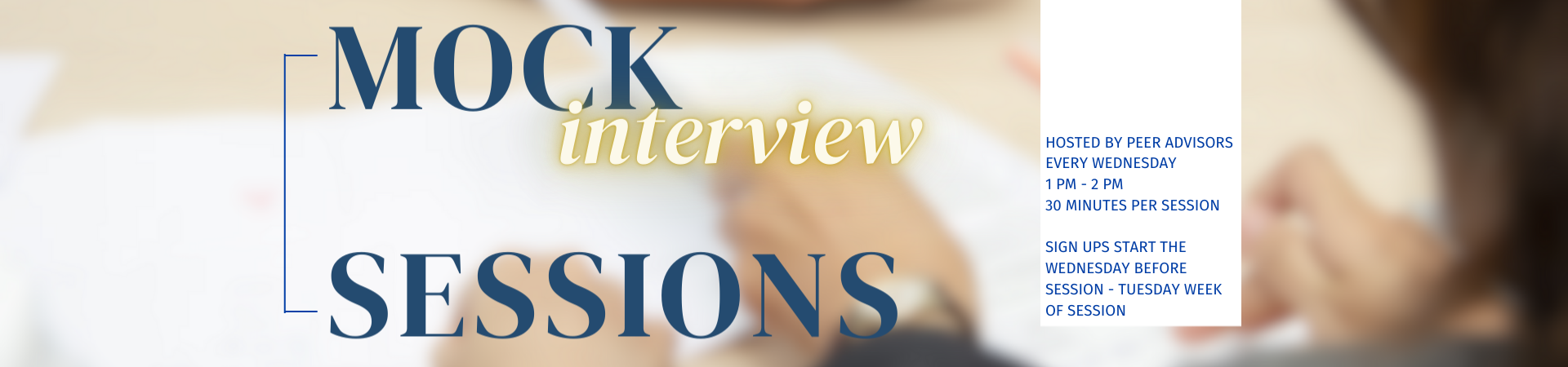 mock interview with peers slider