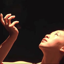 grad student in a performative pose 