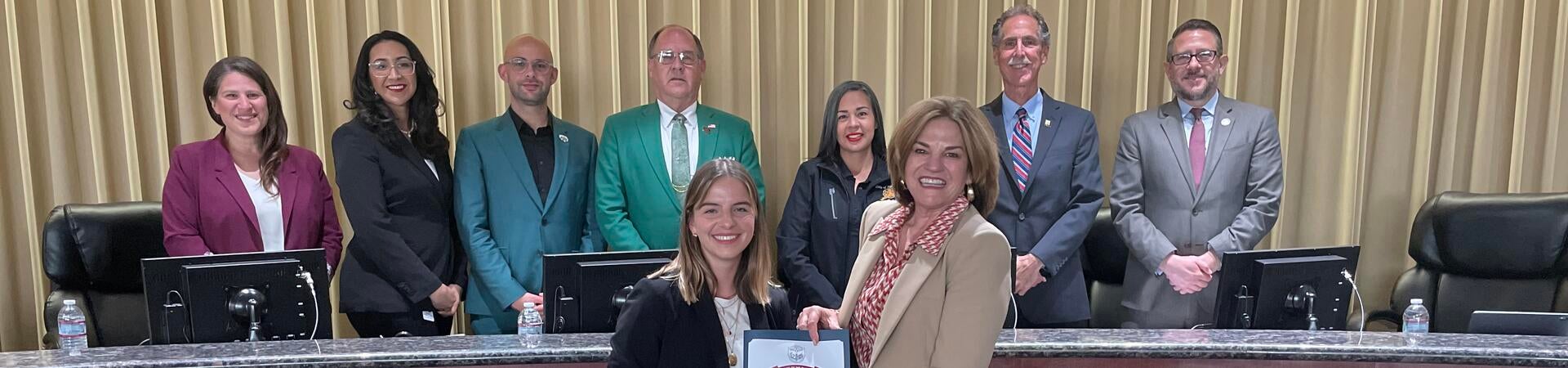 Elissa Monteiro at City Council