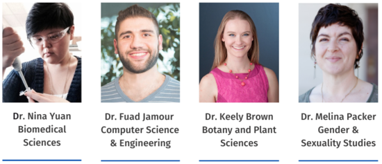 Headshots for postdoc panelists