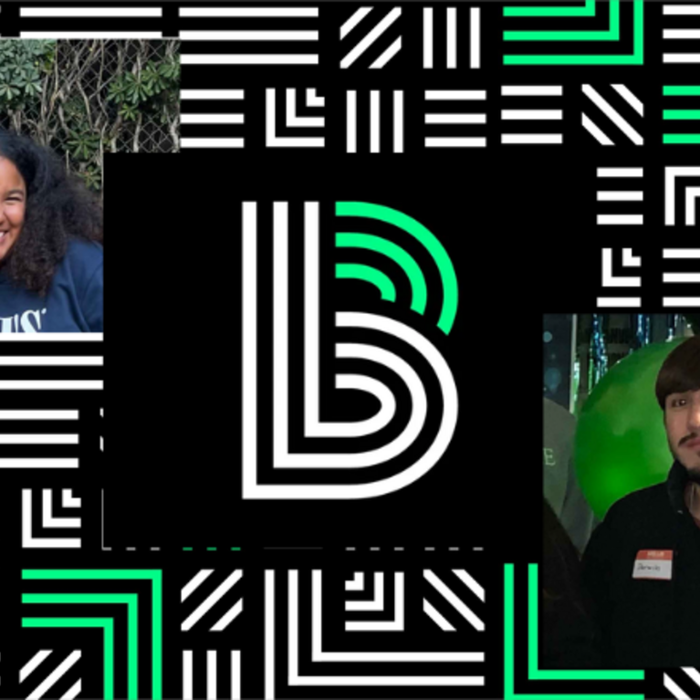 Big Brothers Big Sisters Mentors of the Year Nandita Akilan and Darwin Sumida pictured with their littles.