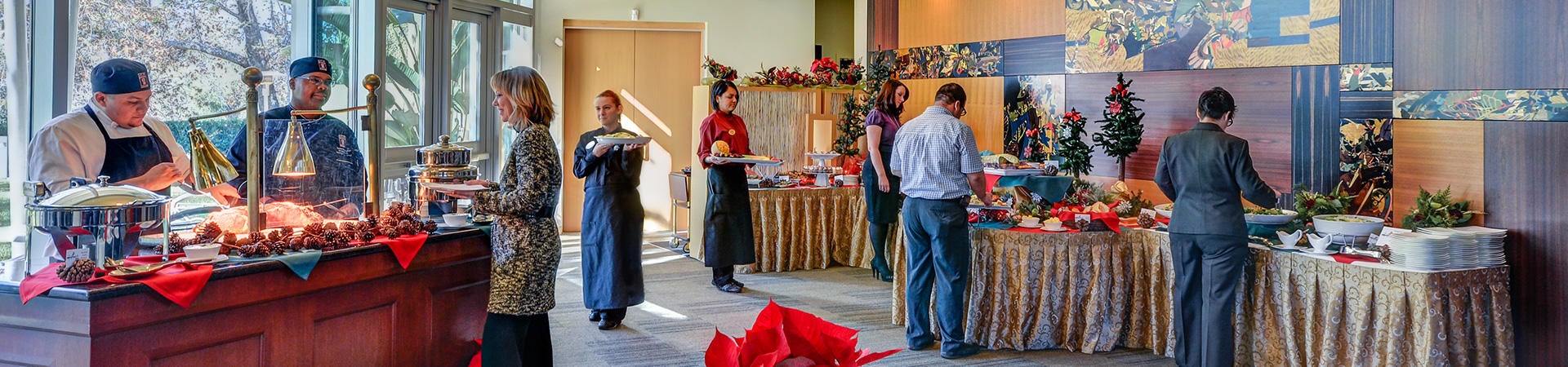 Hospitality buffet stations