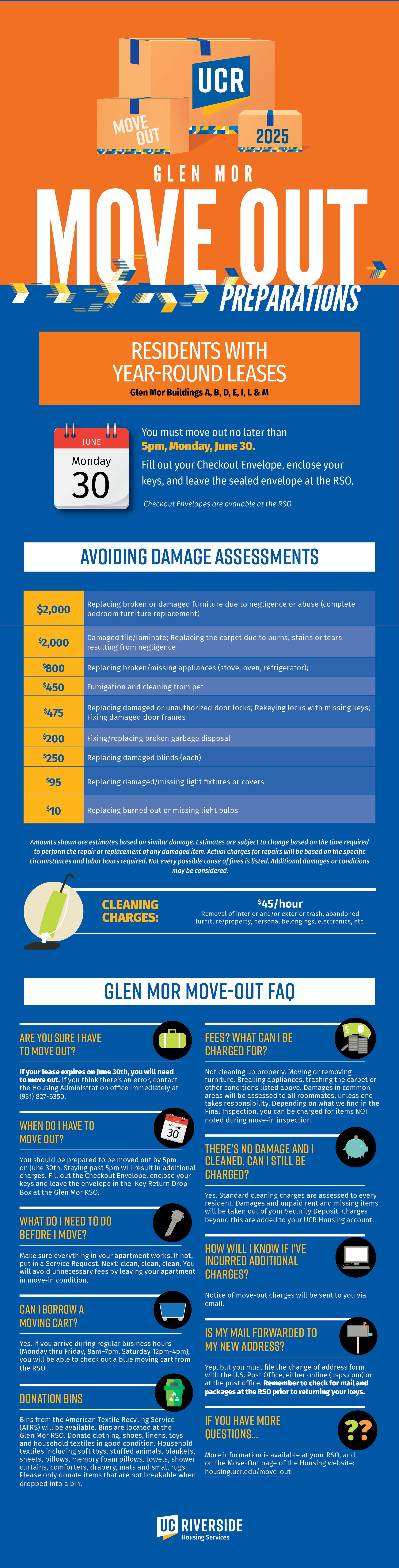 Glen Mor year round lease move-out deadline June 30