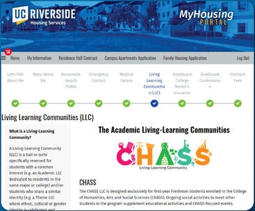 MyHousing Portal Screenshot