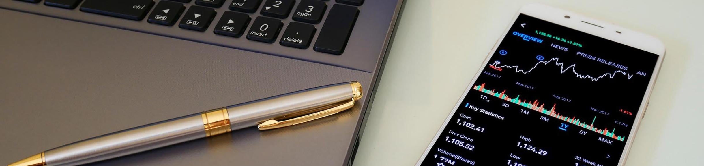 Laptop and smartphone