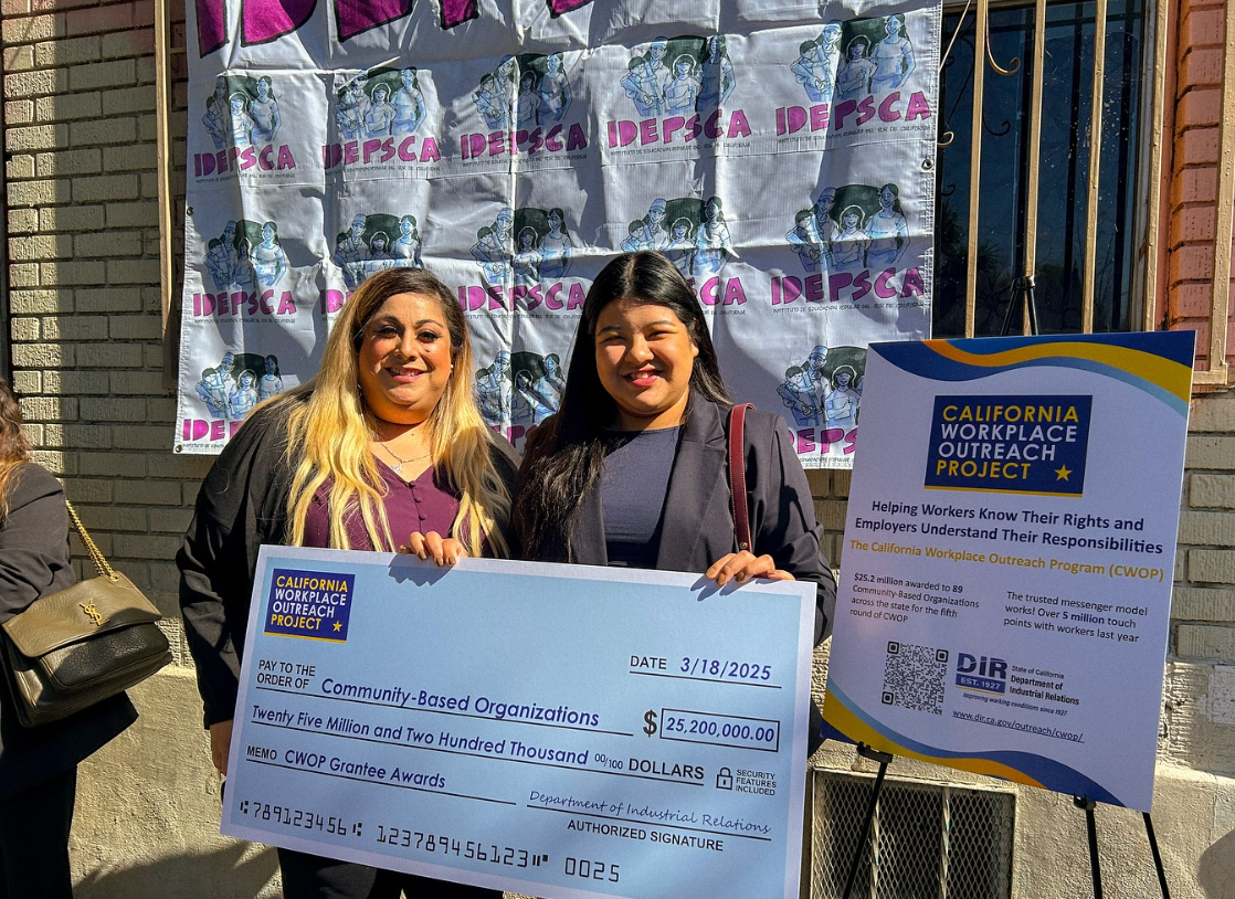 IE Labor Council accepting CWOP check