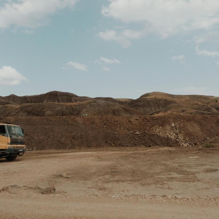 Smoggy industrial zone