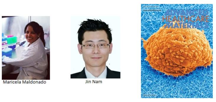 Maricela Maldonado, Jin Nam, and publication cover