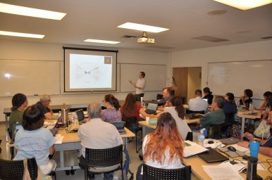 teachers in a classroom