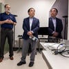 Chancellor Hu visiting media lab