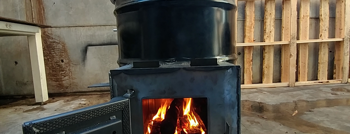 wood stove