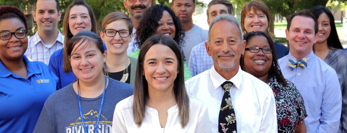 Campus employees group shot