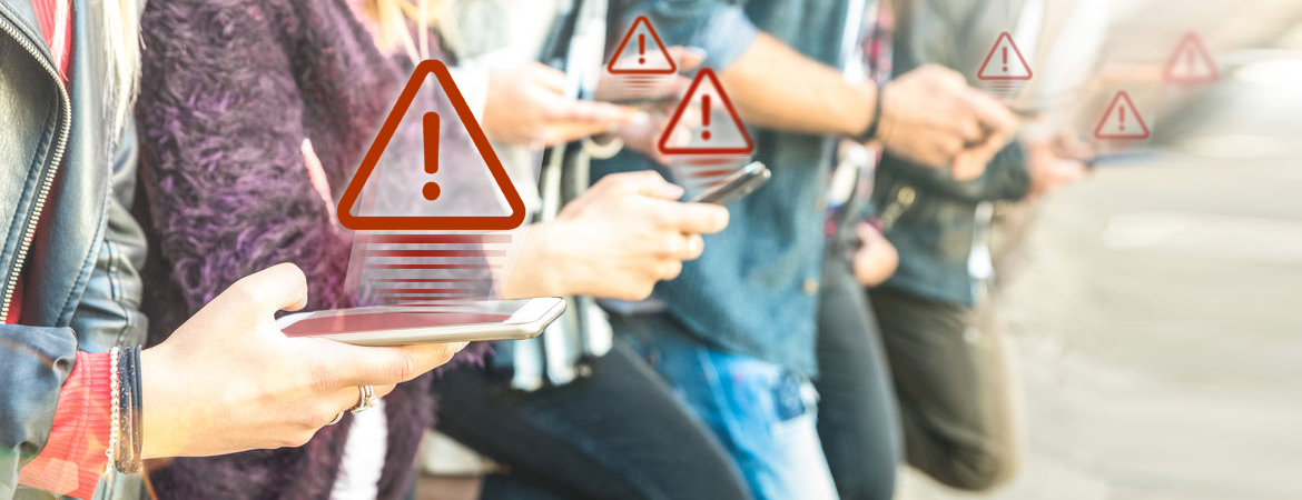 People with cell phones